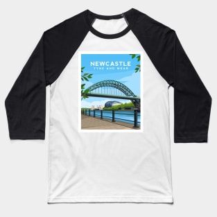 Newcastle Tyne Bridge, Tyne and Wear in England Baseball T-Shirt